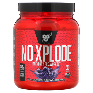 BSN, N.O.-Xplode, Legendary Pre-Workout, зі смаком винограду, 1100 г (BSN-00159), фото