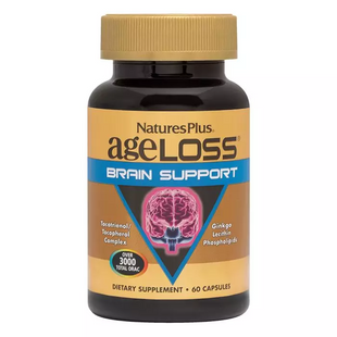 Nature's Plus, Комплекс для підтримки мозку, AgeLoss Brain Support, 60 капсул (NAP-08011), фото