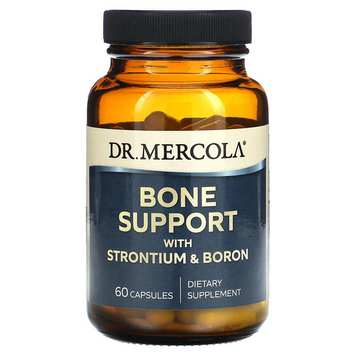 Dr. Mercola, Поддержка костей со стронцием и бором, 60 капсул (MCL-03494), фото