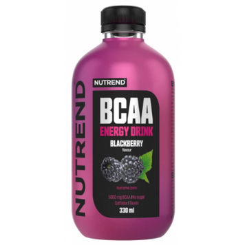 Nutrend, BCAA Energy Drink, ожина, 330 мл - 1/8 (NUT-17147), фото