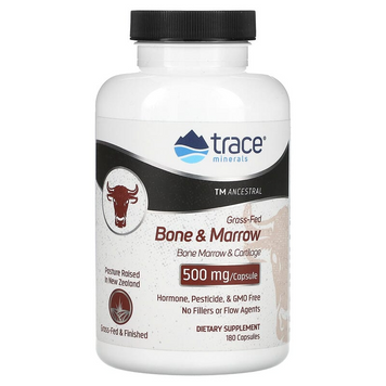 Trace Minerals ®, Для костей и костного мозга от травяного откорма, 500 мг, 180 капсул (TMR-00775), фото