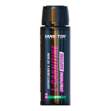 Vansiton, L-Carnitine, L-Карнитин, со вкусом яблока, 80 мл - 1/12 (VAN-59272), фото