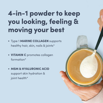 NeoCell, порошок из морского коллагена с гиалуроновой кислотой, МСМ и витамином C, без вкусовых добавок, 200 г (NEL-13270), фото