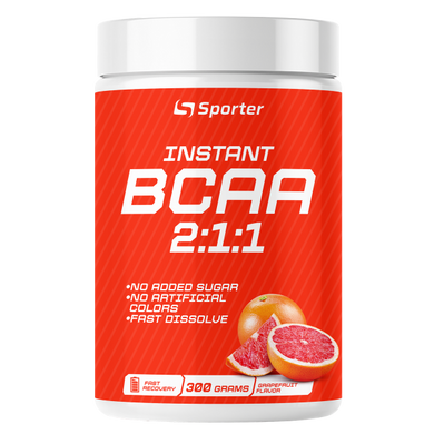 Sporter, BCAA Instant, грейпфрут, 300 г (820493), фото