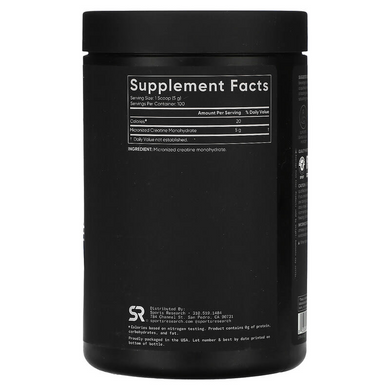 Креатин моногидрат Sports Research Creatine Monohydrate | без вкуса - 500 г, фото