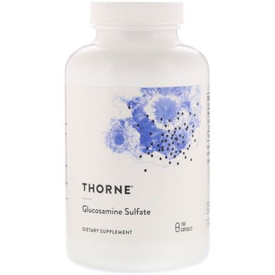 Thorne Research, сульфат глюкозаміну, 500 мг, 180 капсул (THR-77702), фото