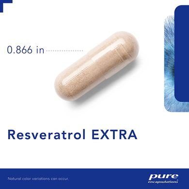 Ресвератрол, Resveratrol EXTRA, Pure Encapsulations, 120 капсул (PE-01019), фото