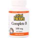 Natural Factors NFS-01141 Вітамін В комплекс, Natural Factors, 100 мг. 90 таблеток (NFS-01141) 1