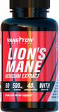 Ежовик гребенчатый 500 мг с витамином B6 Vansiton Lion's Mane - 60 капсул, фото