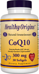 Коэнзим Q10, CoQ10 (Kaneka Q10), Healthy Origins, 300 мг, 30 гелевых капсул (HOG-35020), фото
