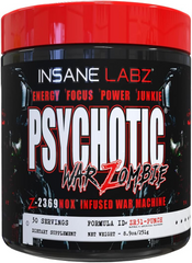 Insane Labz, Psychotic War Zombie, 30 порцій, Fruit Punch, 251 г (INL-27394), фото