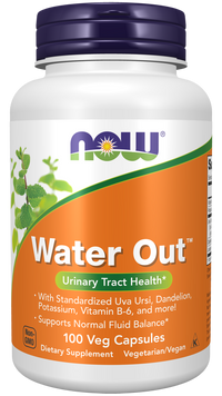 Водний баланс NOW Foods Water Out - 100 рослинних капсул, фото