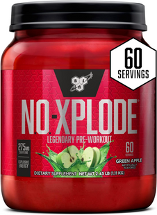 BSN, N.O.-Xplode, Legendary Pre-Workout, зі смаком зеленого яблука, 1100 г (BSN-00165), фото