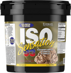 Ultimate Nutrition, ISO Sensation, Ізолят сироваткового протеїну, шоколад, 2270 г (ULN-00285), фото