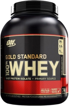 (EU) Optimum Nutrition, Сывороточный протеин, 100% Whey Gold Standard, Белый шоколад с малиной, 2280 г (OPN-98466), фото