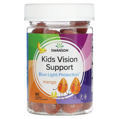 Swanson, Підтримка зору для дітей, манго, 60 жувальних таблеток (SWV-11882), фото