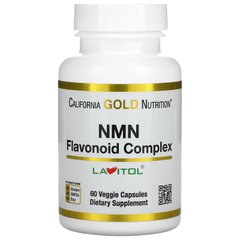 California Gold Nutrition, NMN, комплекс с флавоноидами, 60 растительных капсул (CGN-01922), фото
