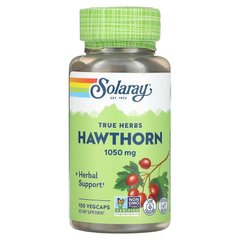Боярышник, экстракт ягод, Hawthorn, Solaray, для веганов, 525 мг, 100 капсул (SOR-01340), фото