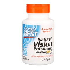 Doctor's Best, натуральные средства для улучшения зрения с лютеином FloraGlo, 60 мягких желатиновых капсул (DRB-00311), фото