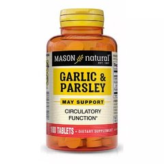 Mason Natural, Чеснок и петрушка, 100 таблеток (MAV-07401), фото