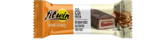 FitWin, Протеиновый батончик, Protein Bar 33%, карамель-арахис, 60 г - 1/12 (FTW-23001), фото