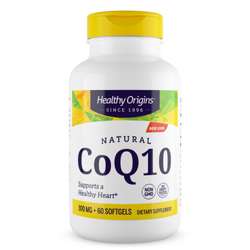 Healthy Origins, Коэнзим Q10 (CoQ10), для сердца и энергии, без глютена, Non-GMO, 300 мг, 60 мягких капсул (HOG-35021), фото