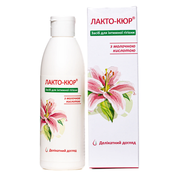 Лакто-КЮР/ LACTO-CURE, средство для интимной гигиены - 200 мл, фото