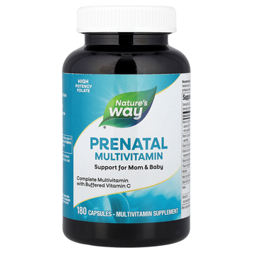 Мультивітаміни для вагітних Nature's Way Prenatal Multivitamin - 180 капсул, фото
