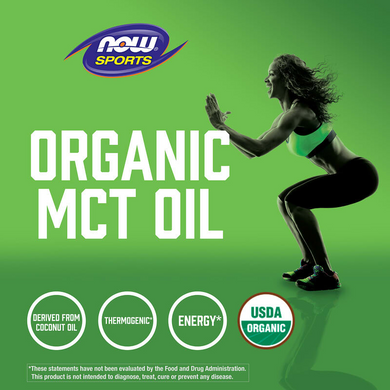 NOW Foods, Sports, органическое масло со среднецепочечным триглицеридом, 946 мл (NOW-02236), фото