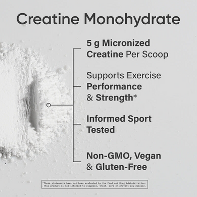 Креатин моногидрат Sports Research Creatine Monohydrate | без вкуса - 300 г, фото