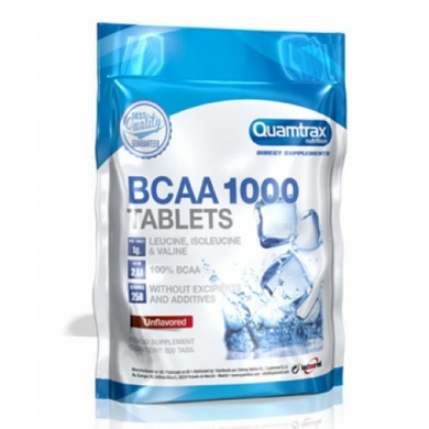 Quamtrax, BCAA 1000, 500 таблеток (815957), фото
