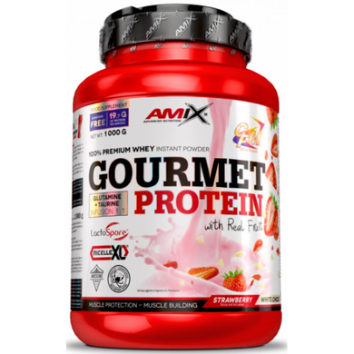 Amix, Gourmet Protein, чорниця+йогурт, 1000 г (817888), фото