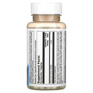 KAL, Оротат лития, 5 мг, 120 вегетарианских капсул (CAL-86331), фото