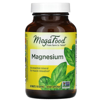 MegaFood, магний, 50 мг, 60 таблеток (MGF-10187), фото