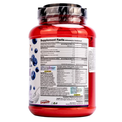 Протеиновый коктейль Amix Gourmet Protein | черника + йогурт - 1000 г, фото