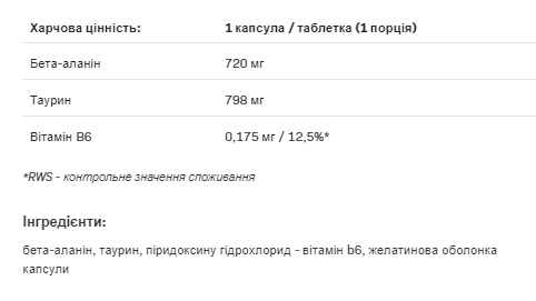 Allnutrition, Beta-Alanine Endurance Max, 240 капсул (ALL-70606), фото