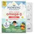 Nordic Naturals, рибки з омега-3, без цукру, для дітей віком від 3 років, 300 мг, смак тутті-фрутті, 36 рибок (NOR-31130), фото