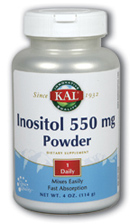 KAL, Inositol, інозитол, 550 мг, 114 г (CAL-73225), фото
