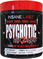 Insane Labz, Psychotic War Zombie, 30 порцій, Watermelon, 252 г (INL-27439), фото
