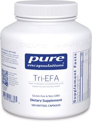 Омега-3 (смесь незаменимых жирных кислот), Tri-EFA, Pure Encapsulations, 120 капсул (PE-00689), фото