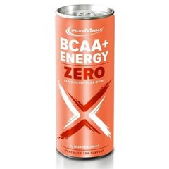 IronMaxx, BCAA + Energy Zero Drink, 330 мл (банку), Персиковий чай (815100), фото