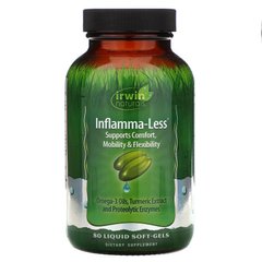 Irwin Naturals, Inflamma-Less, 80 гелевих капсул (IRW-56819), фото