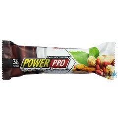 Power Pro, Батончик 36%, 60 г (20шт/уп) - орех Nutella чернослив и волошский орех (107198), фото