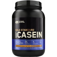 Optimum Nutrition, Gold Standard 100% Casein, казеїн зі смаком шоколадно-арахісової олії, 909 г (OPN-06629), фото