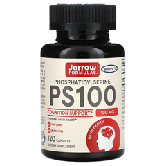 Jarrow Formulas, PS 100, фосфатидилсерин, 100 мг, 120 капсул (JRW-16020), фото