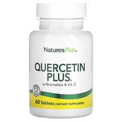 Nature's Plus, кверцетин плюс, 60 таблеток (NAP-02563), фото