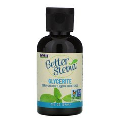 Now Foods, Жидкий подсластитель Better Stevia, глицериновый экстракт, 59 мл (NOW-06952), фото