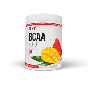 MST Nutrition, Комплекс амінокислот, BCAA Zero, смак манго-кавун, 90 порцій, 540 г (MST-00272), фото