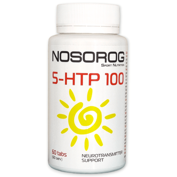 5-гідрокситриптофан 100 мг Nosorog 5-HTP 100 - 60 таблеток, фото