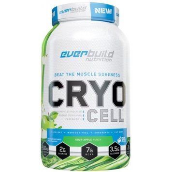 Everbuild, Cryo Cell BCAA 8:1:1, пунш із кислих яблук, 1449 г (EVB-09006), фото